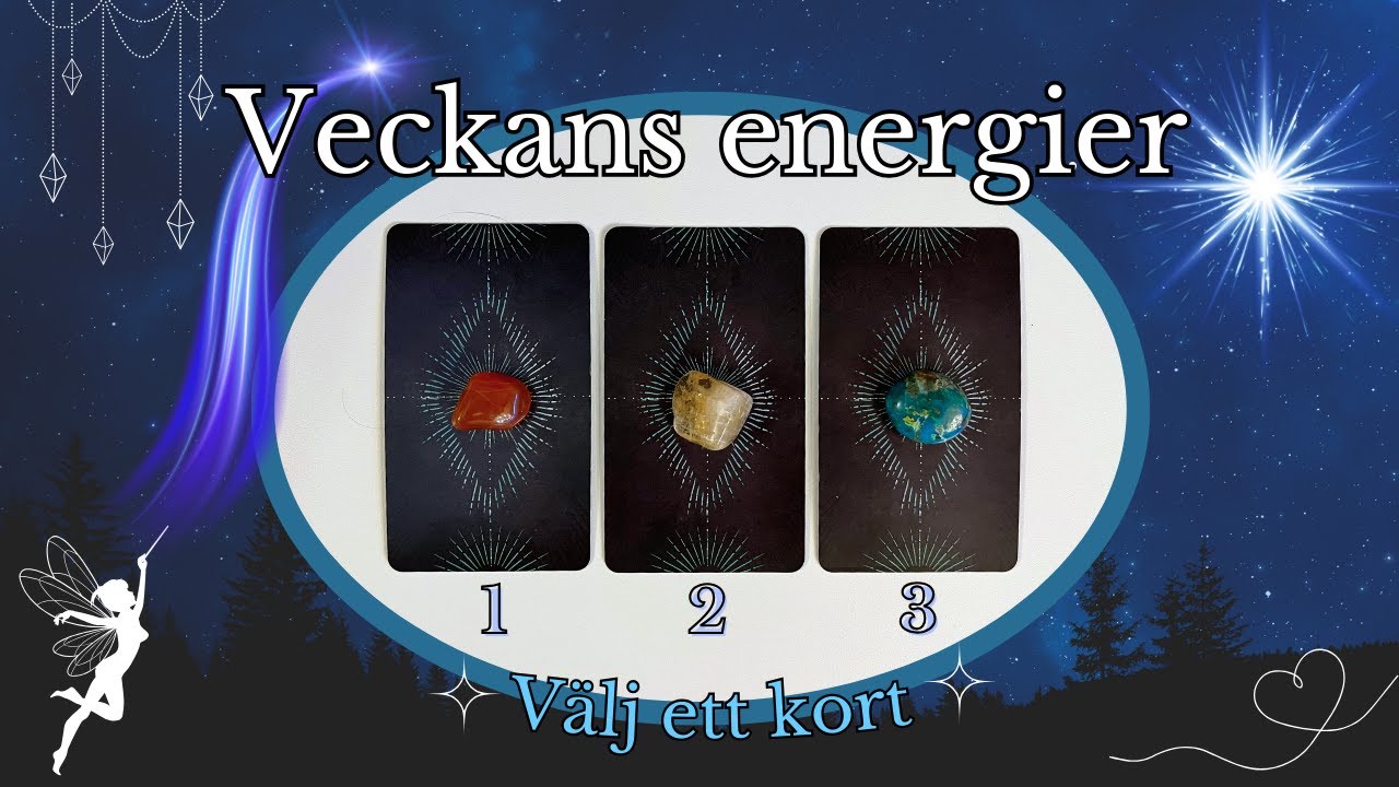 Veckans energier - Uttökad 🙏🤗⭐️ TAROT ✨ PICK A CARD ✨
