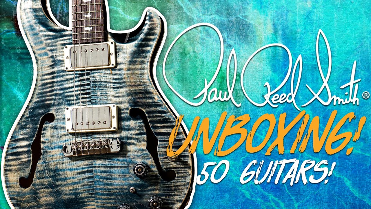 50 гитар PRS распакованы: наша самая масштабная распаковка PRS за все время!
