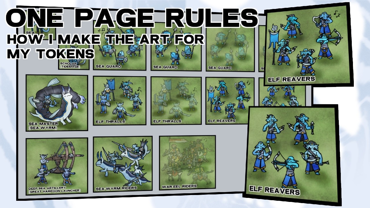 Making wargaming easy - One Page Rules epic scale mini speedpaint