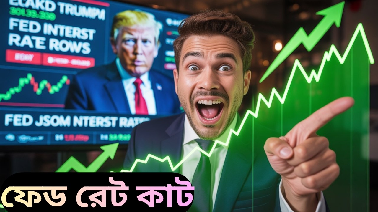 মার্কেট ফাইনালি পাম্প! Fed Interest Rate Cut News! Bitcoin Pump Explained Bangla|