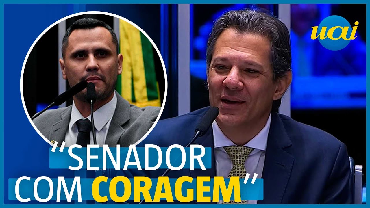 Haddad elogia discurso de Cleitinho no Senado