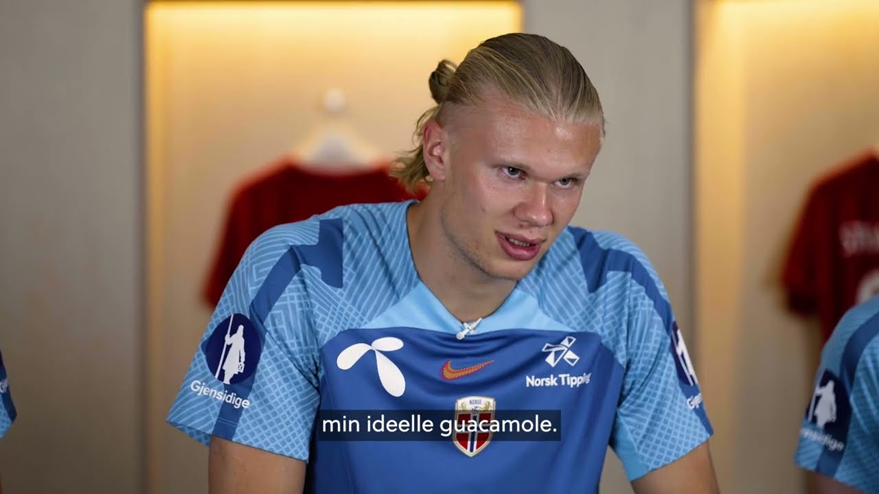Erling Braut Haaland lager sin favorittguacamole🥑