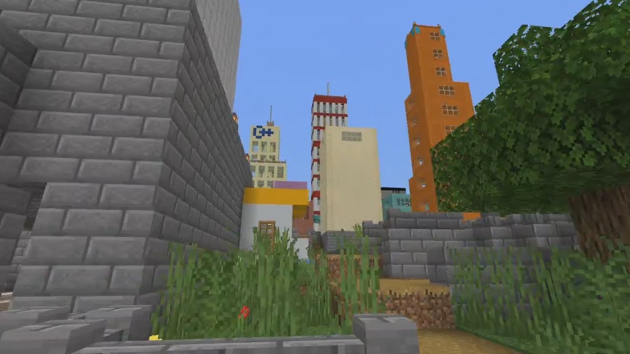 MY LONGEST MINECRAFT TRAIN RIDE, OVER 30 MINS (Minecraft City Showcase)
