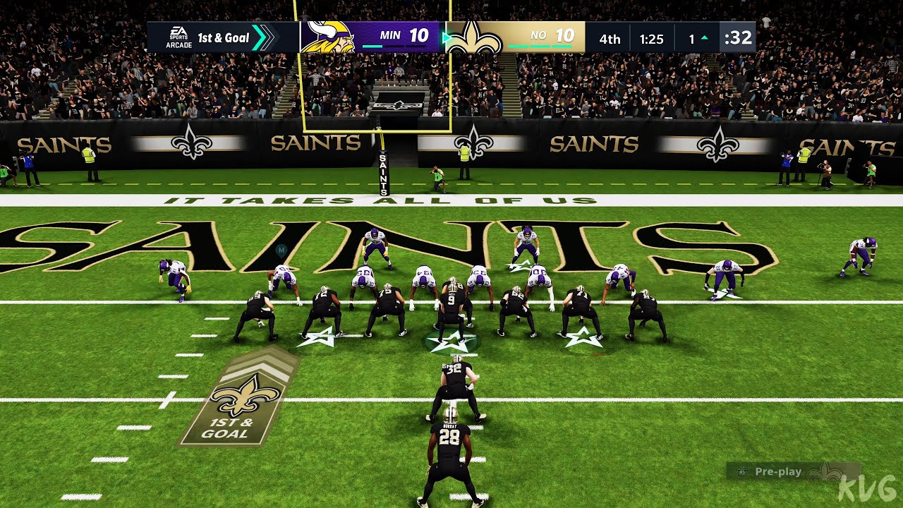 Madden NFL 21 - Minnesota Vikings vs New Orleans Saints - Gameplay (PS5 UHD) [4K60FPS]