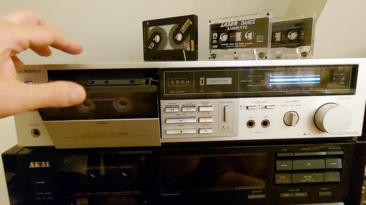 Technics RS-M226 test play & record