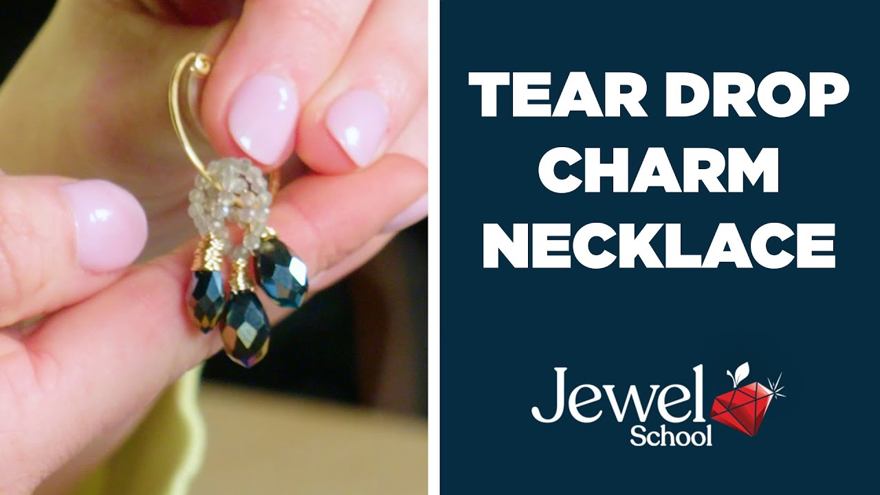 Tear Drop Charm Necklace | Jewelry 101