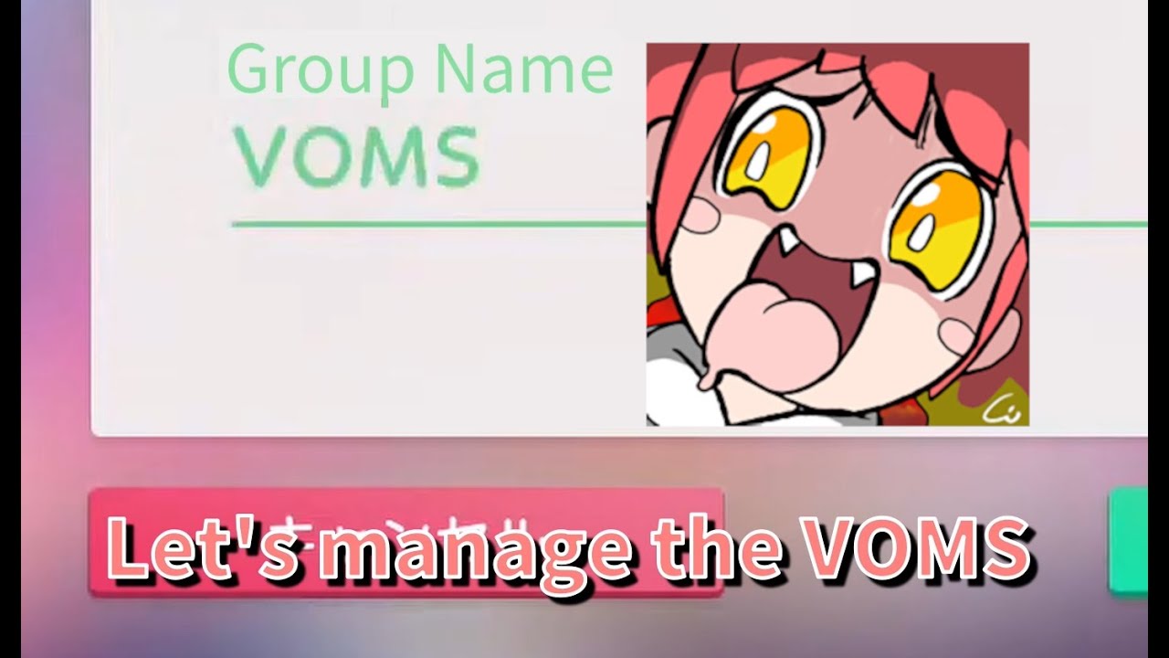 [Pikamee/Tomoshika] What if the TMSK manage the VOMS members as the idol group [ENG Subs]