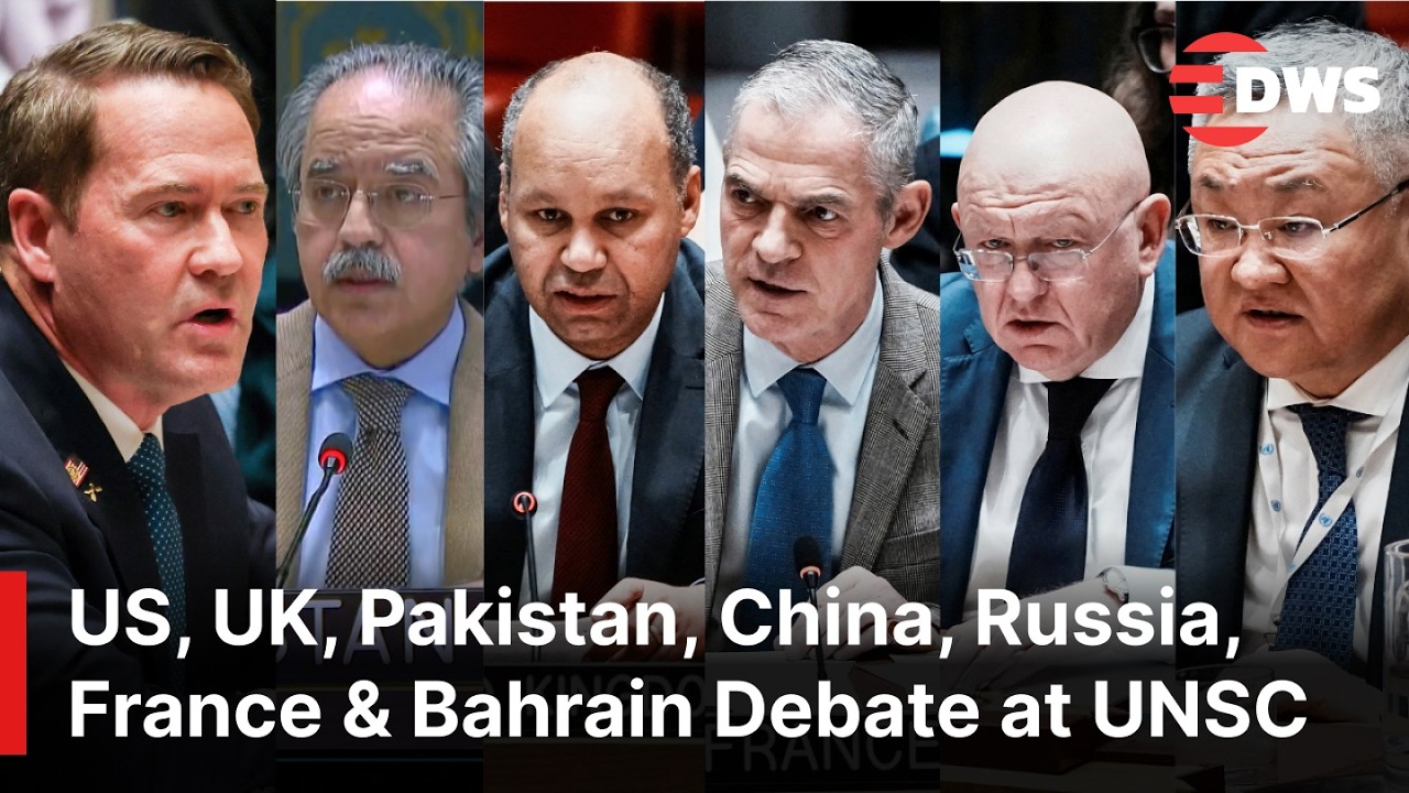 FIERY UN CLASH: US, UK, Pakistan, China, Russia, France & Bahrain Debate Middle East Crisis | AC1E