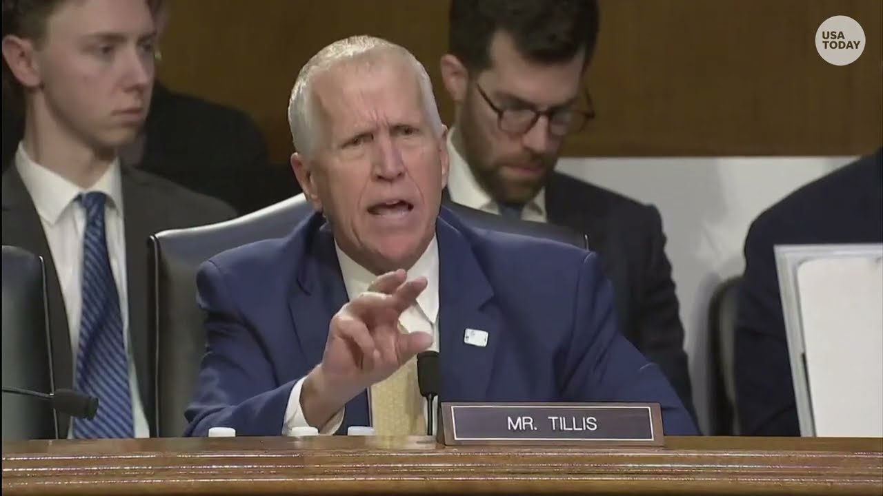Thom Tillis grills Kristi Noem at hearing over ICE tactics and explains call for her resignation