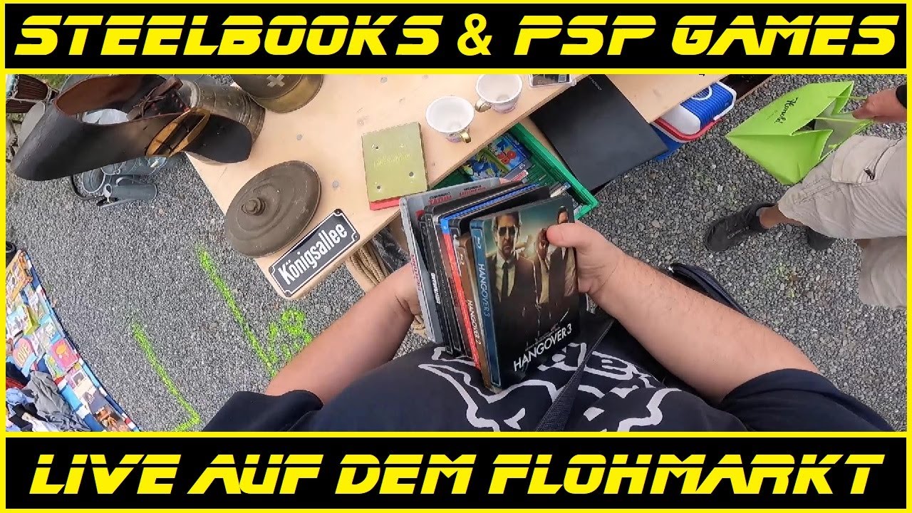 Live auf dem Flohmarkt #23 PSP Games - Steelbooks