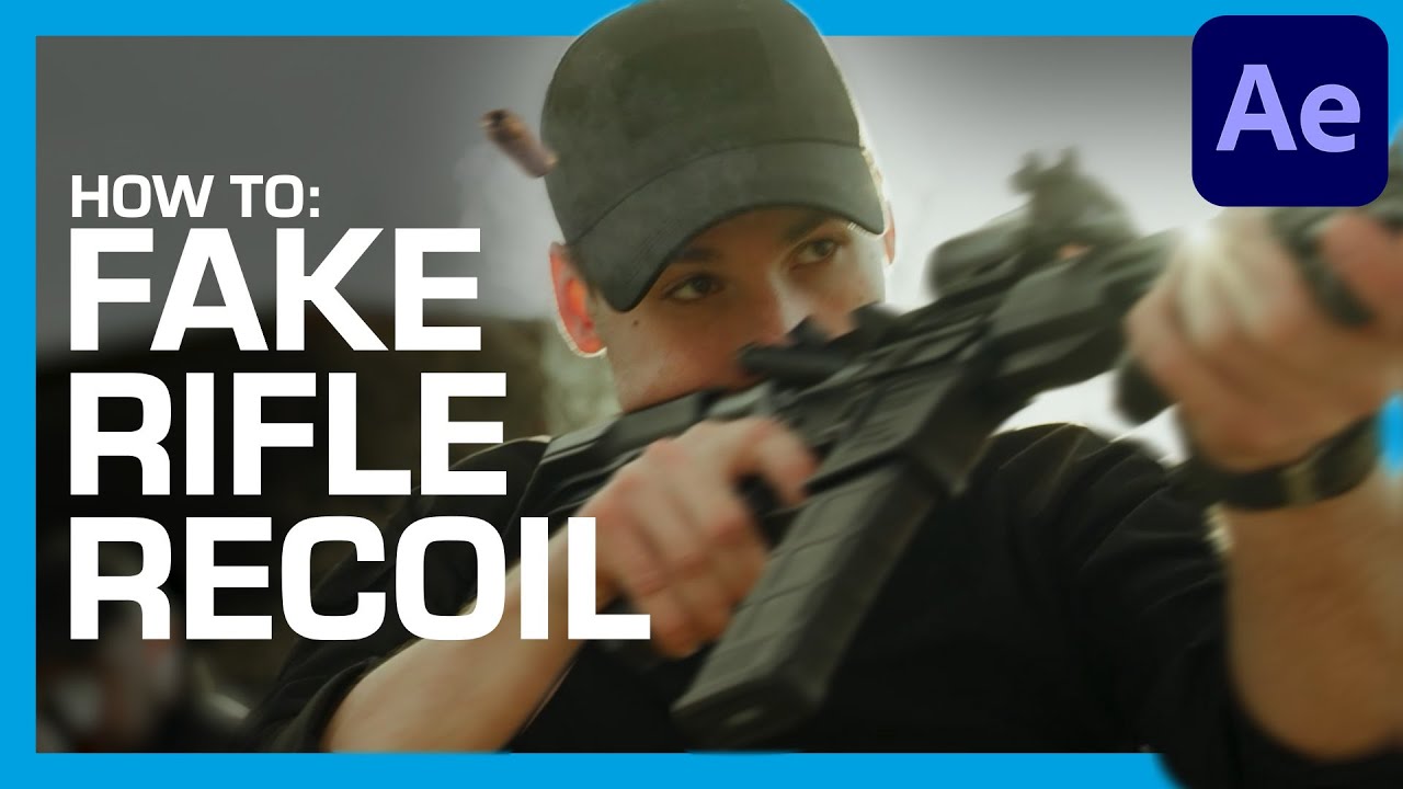 How to Create GUN RECOIL from a Rifle in After Effects | ActionVFX Quick Tips