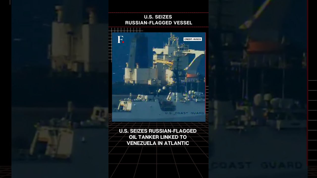 #FirstpostNews: US Releases Video of Russian-Flagged Oil Tanker Seizure | Venezuela | N18G