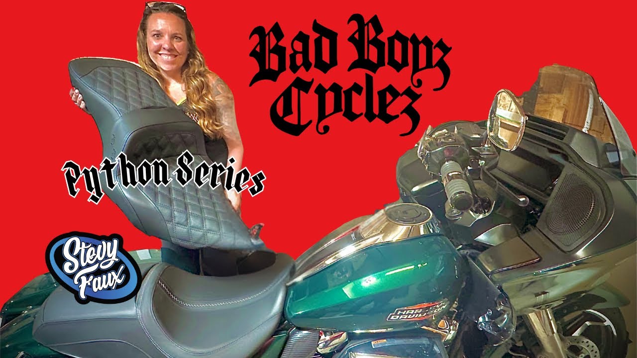 BadBoyz Cyclez Python Seat Install | 2024 Road Glide!