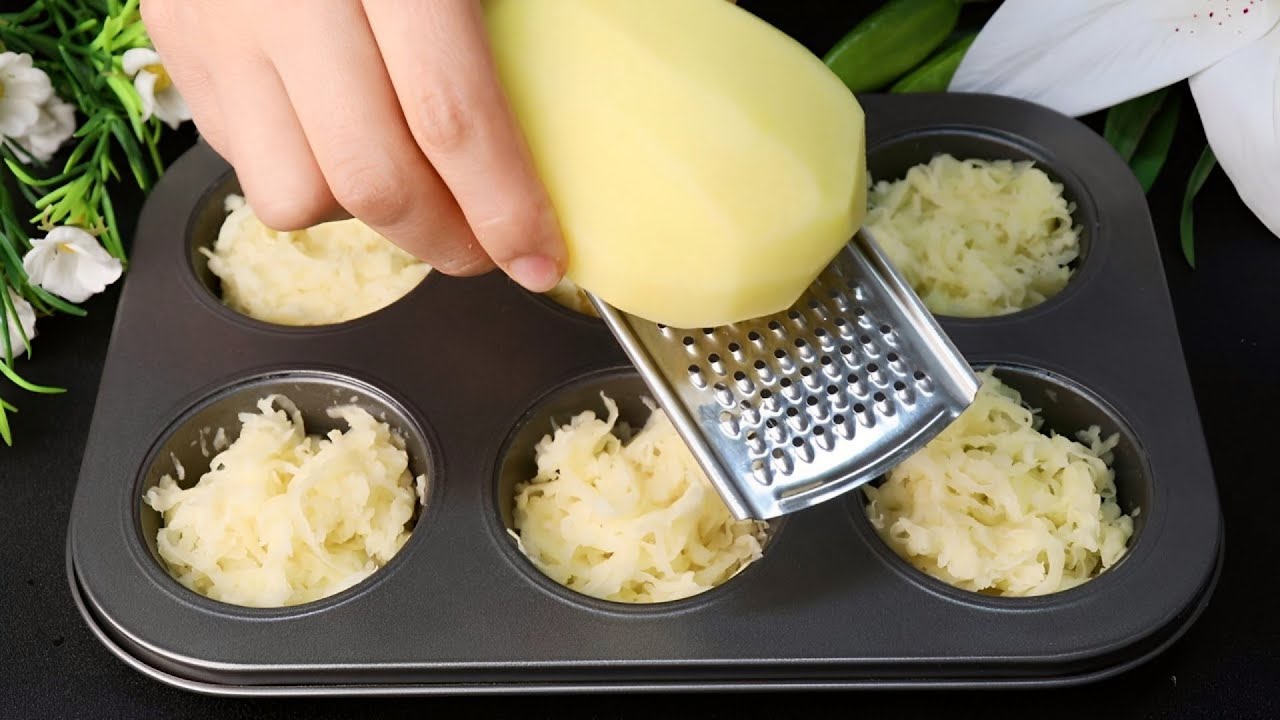 всего 1 картофелина и все соседи будут спрашивать рецепт! Супер вкусный и простой рецепт ужина!