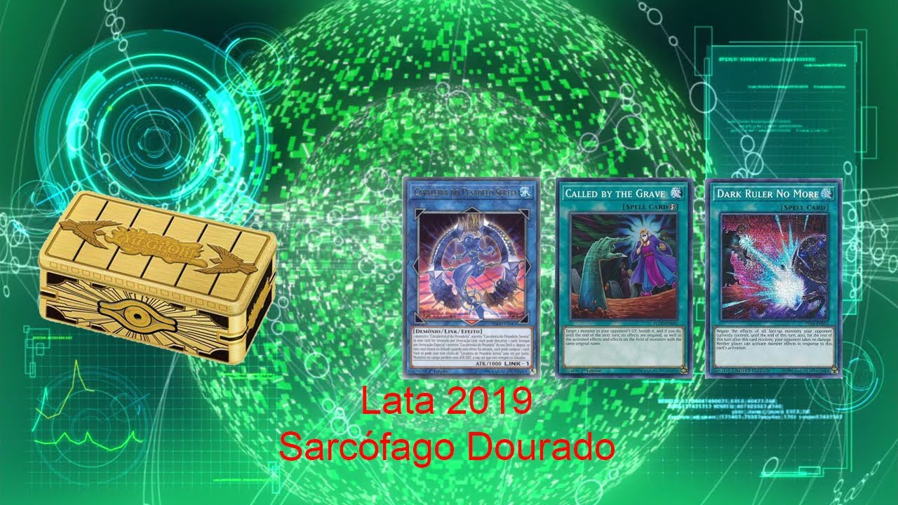 Unboxing Lata 2019 Sarcófago dourado