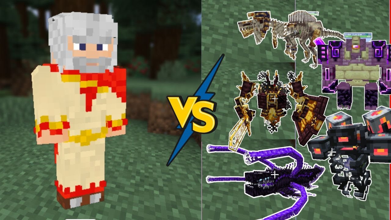 Can Perun Defeat a Modded Raid? | Minecraft Mob Battle 1.19.2 Modded Boss Fight