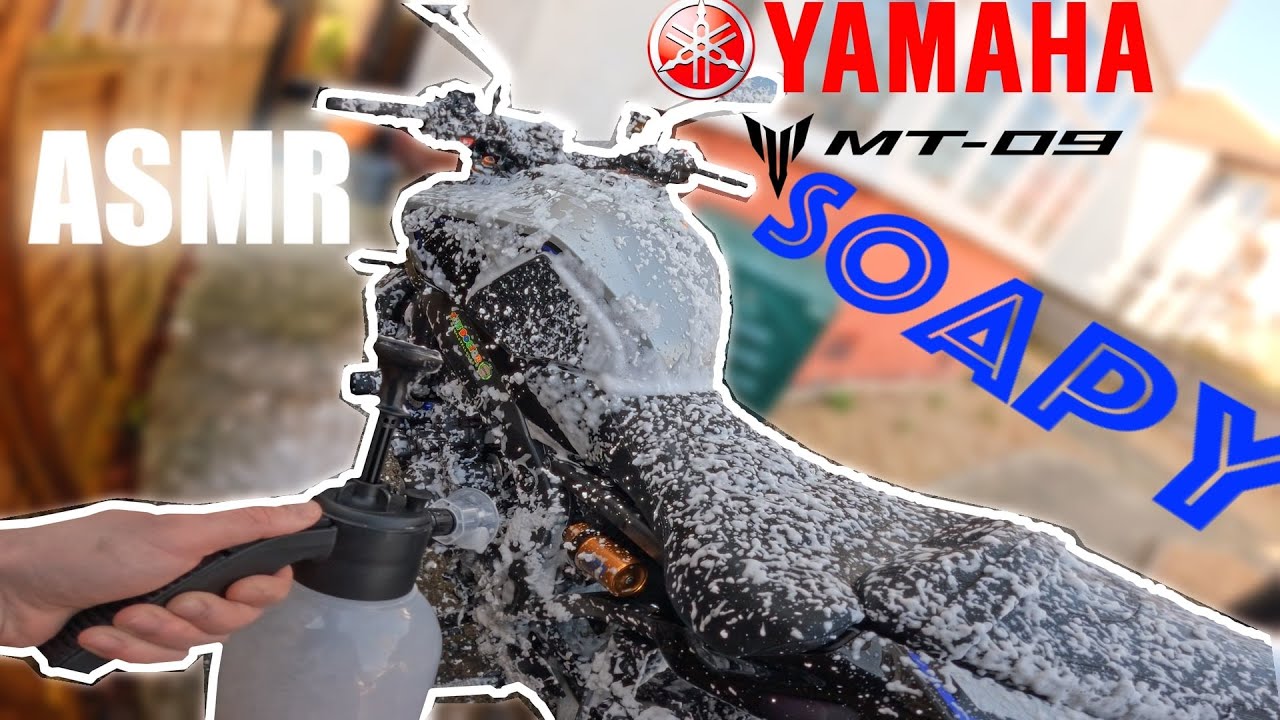 [4K] YAMAHA MT-09 SP | Budget Detailing Wash