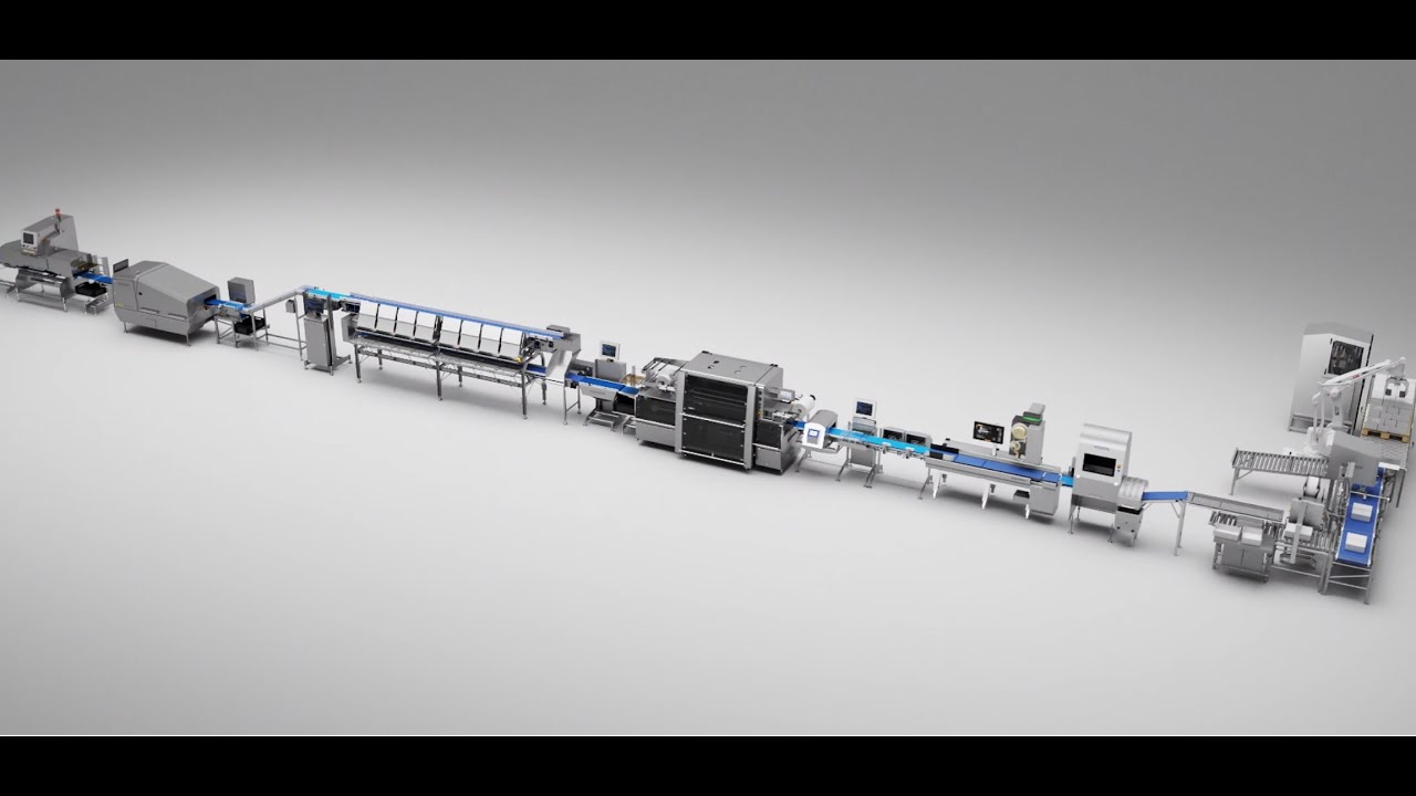 Scanvaegt Systems Chicken Portioning and Packing Line