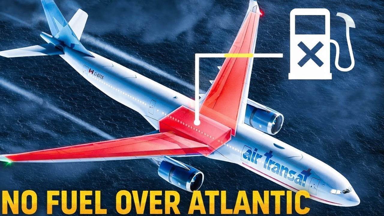 Air Transat 236 Ran Out of Fuel Over Atlantic Ocean| Miraculous Landing 