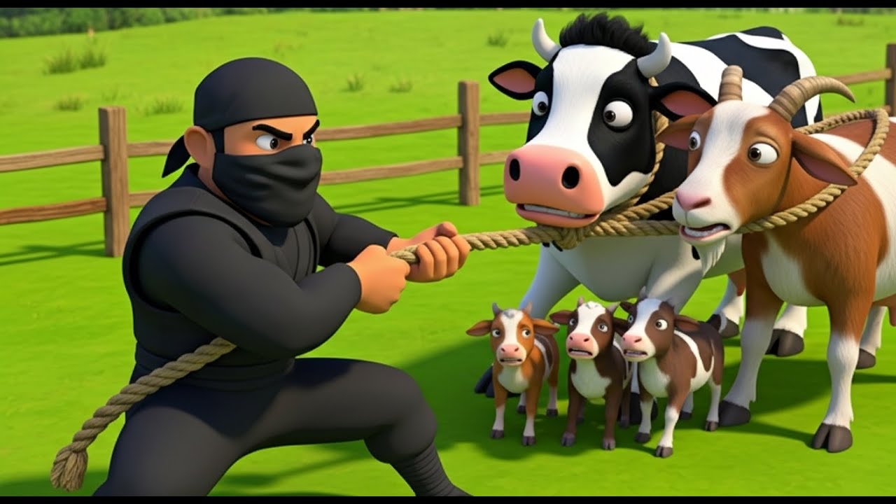 Thief at Old MacDonald’s Farm 😱| Farm Mystery 😨 | Thief Steals All Animals from Old MacDonald!