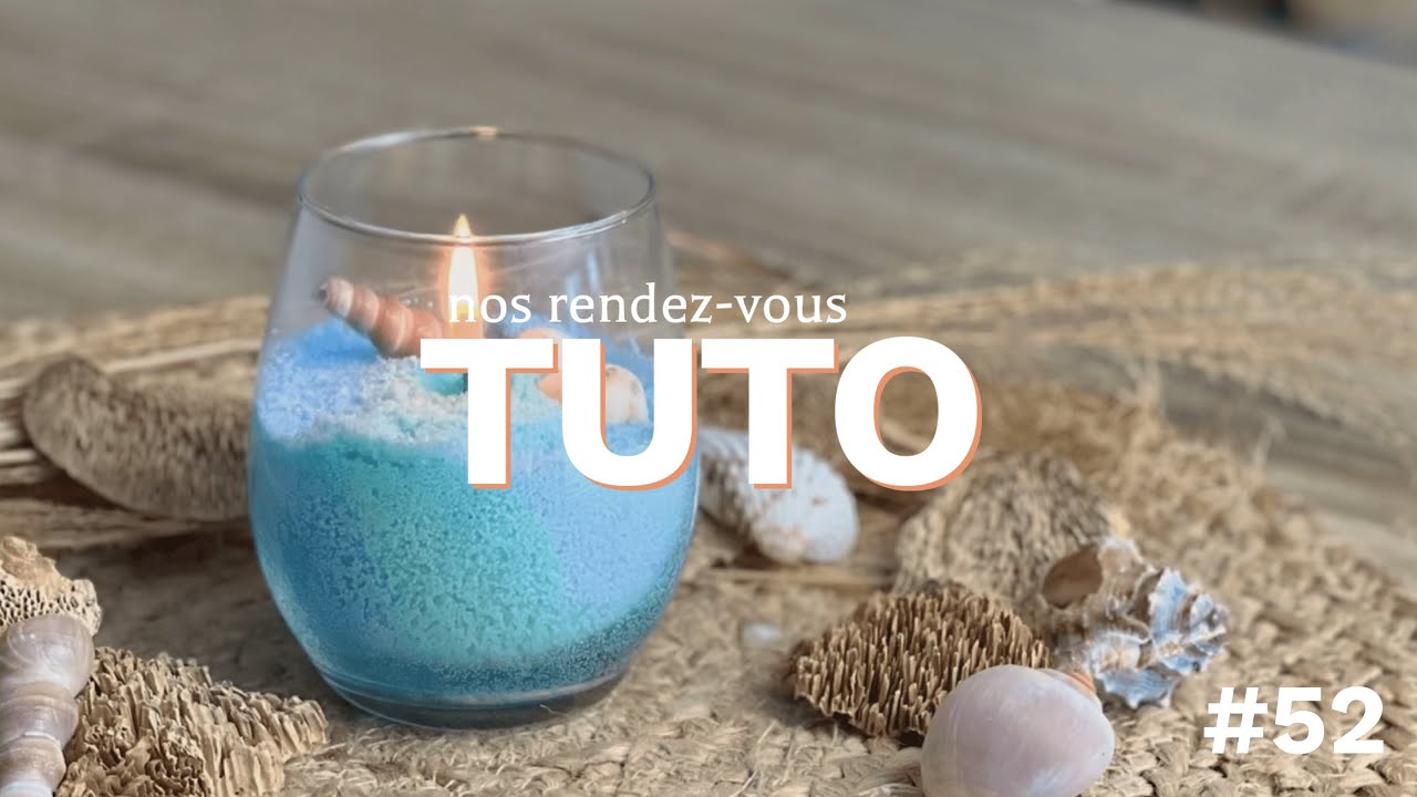 TUTO #52 • Ma création avec du sable de bougies⏳