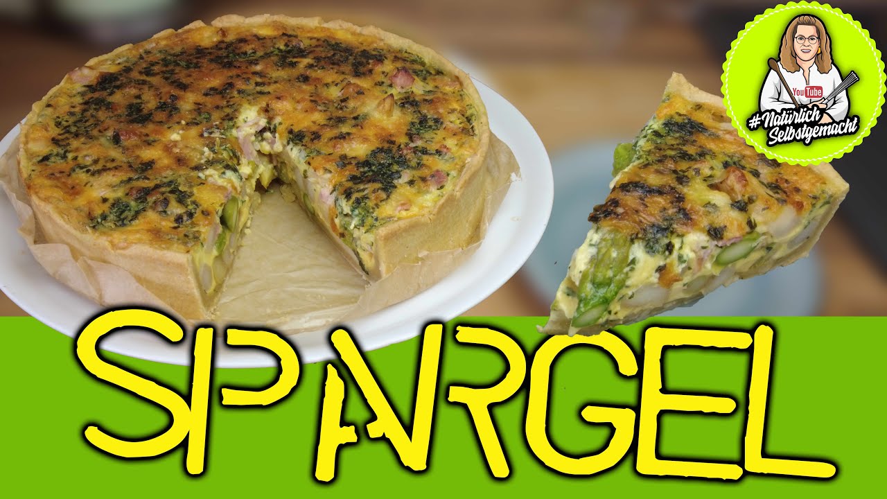 Spargel- Quiche - warm und kalt ein Genuss