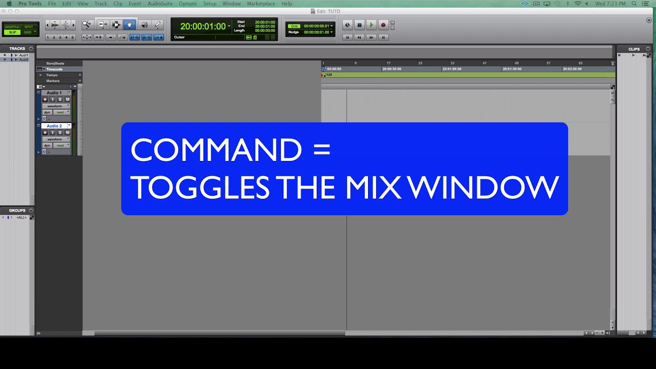 How to make a simple audio recording in Pro-Tools