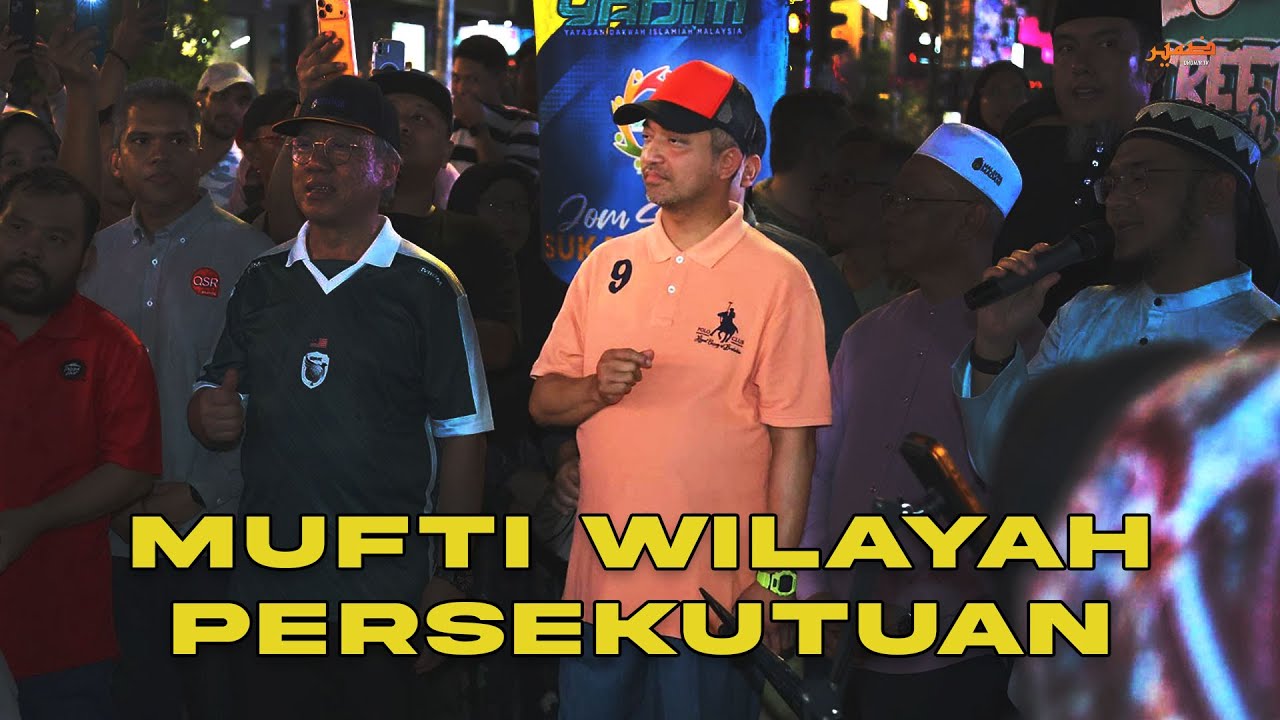 PENAMPILAN MUFTI DITEGUR | Street Dakwah Bukit Bintang