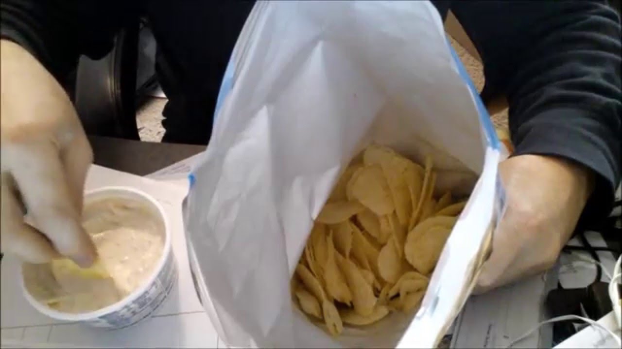 ASMR: Eating Potato Chips with Dip (No talking)