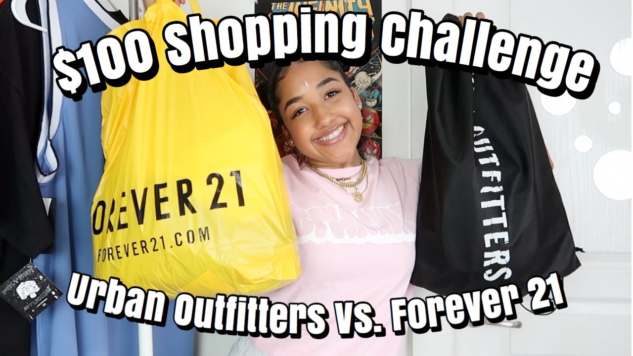 $100 at Urban Outfitters Vs. $100 at Forever 21 | Come Shopping With Me | Vlog, Haul, and Lookbook