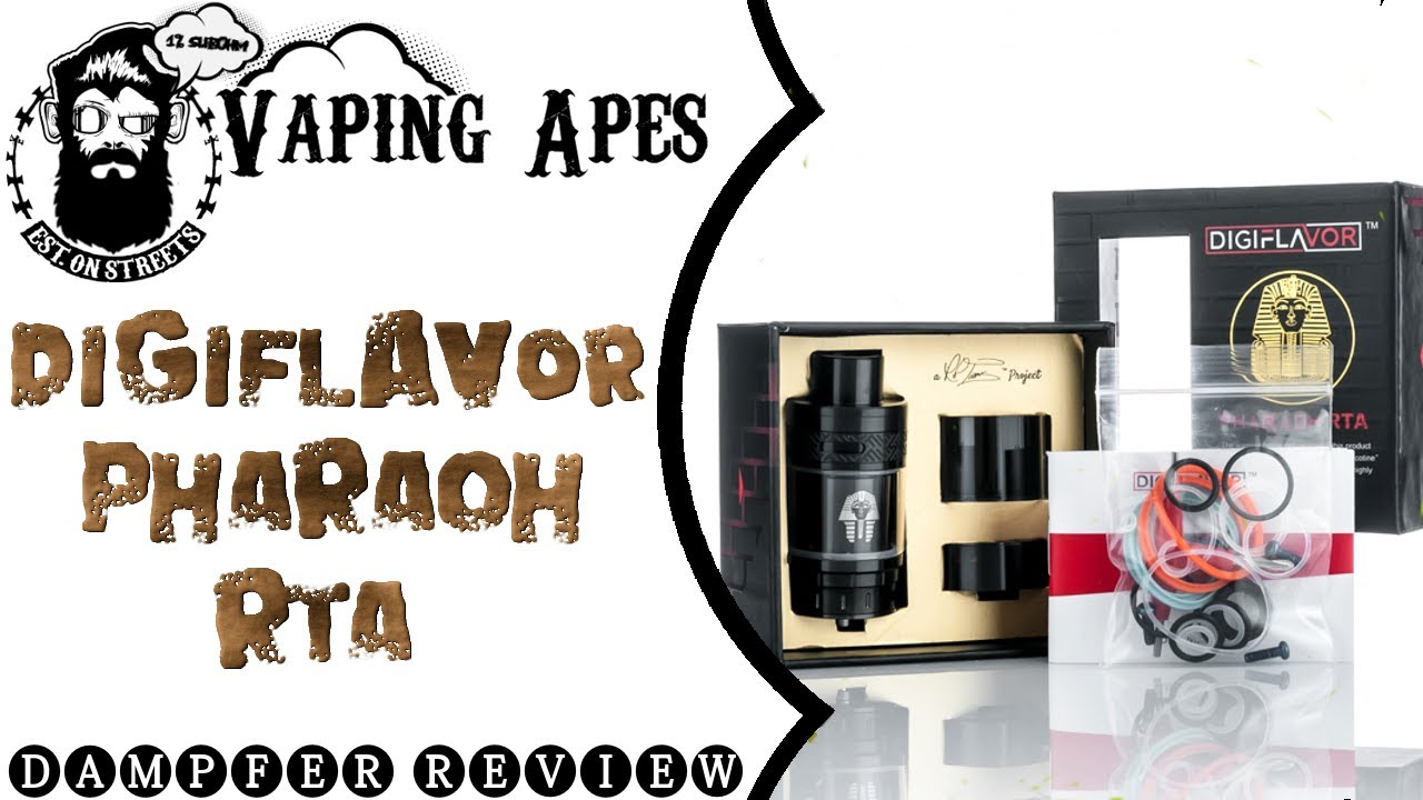 DIGIFLAVOR ✖️ Pharaoh RTA + Blue Meth Liquid