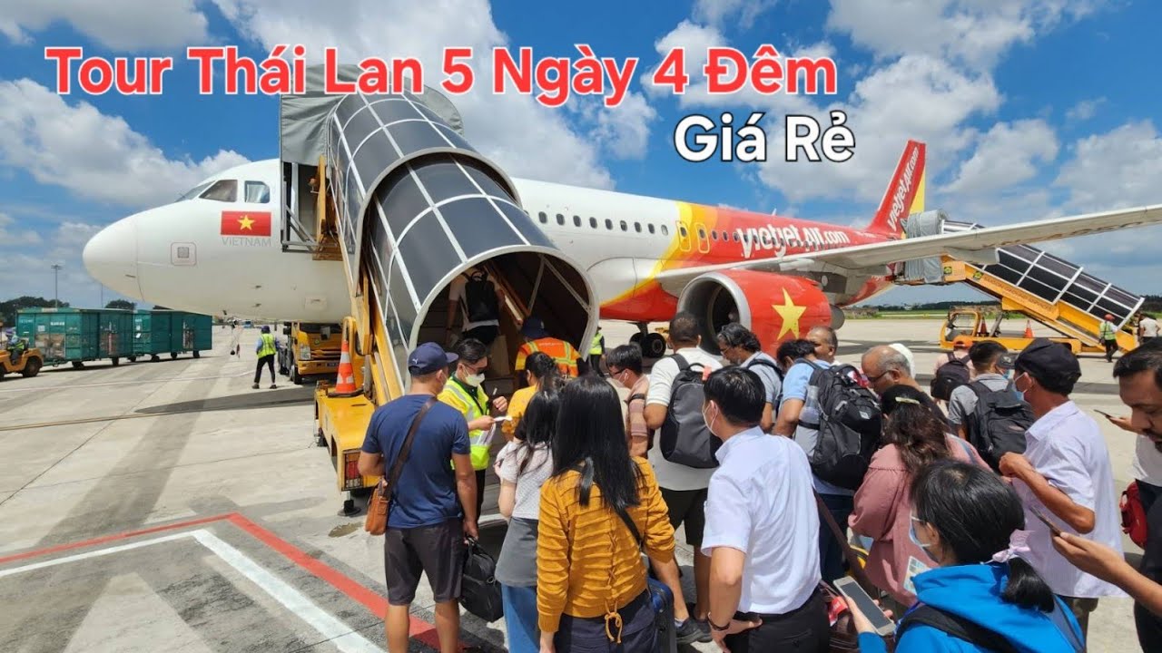 Tập 1 Du Lịch Thái Lan 5N4D Giá Rẻ Xuất Phát Sài Gòn đến Sân Bay Suvarnabhumi Thủ Đô Bangkok