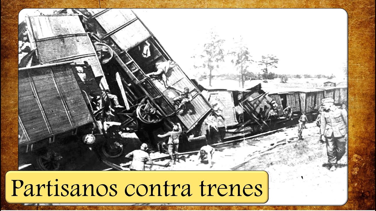 Trenes en la Segunda Guerra Mundial, su importancia, y la victoria de los partisanos (1942-44)