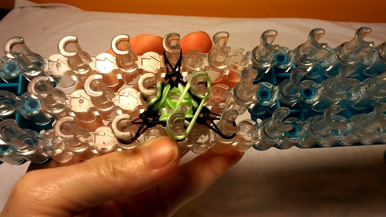 Candyland Bracelet made on the Rainbow Loom- By Cheryl Mayberry AKA Willowcreat