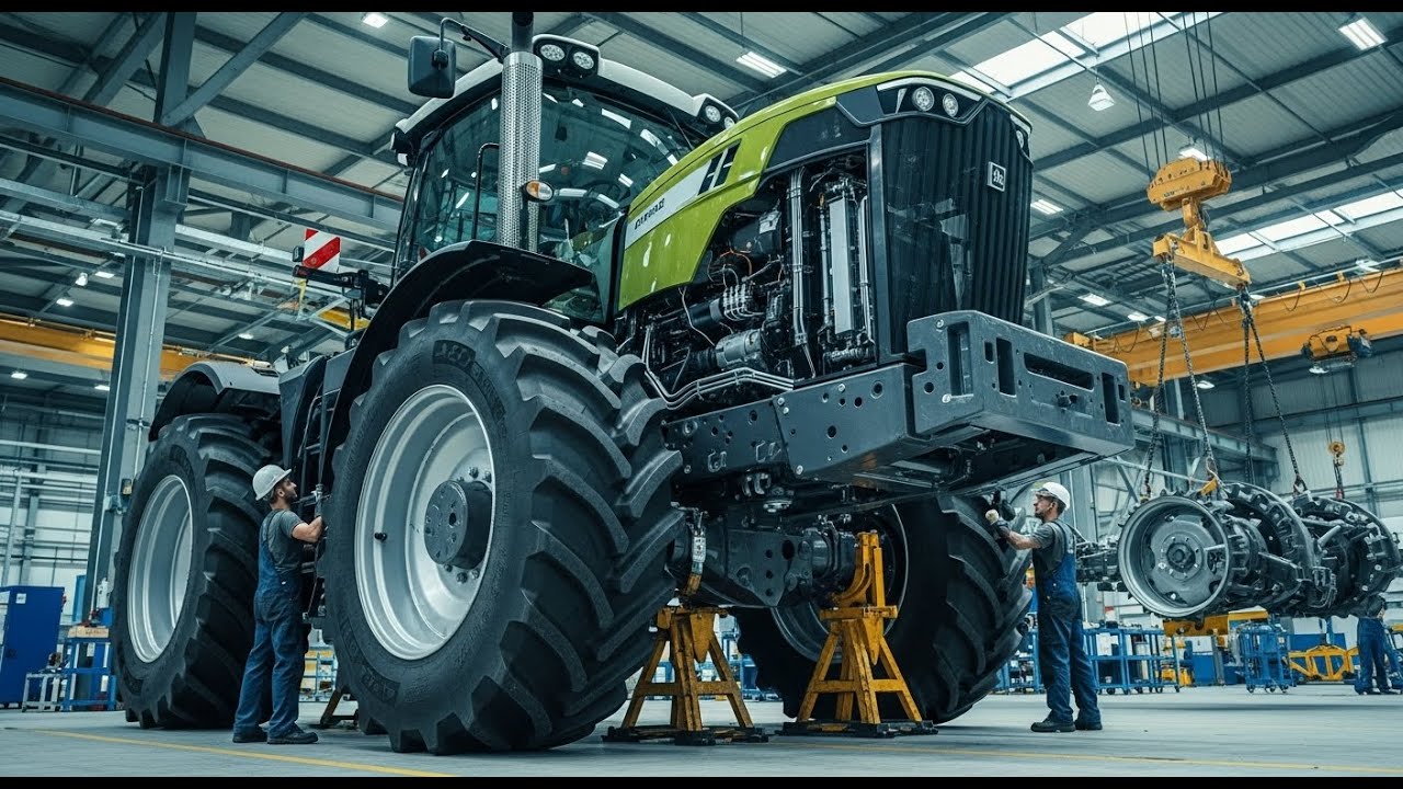 Inside the John Deere Tractor Factory — Full Production Process (From Steel to Start-Up)