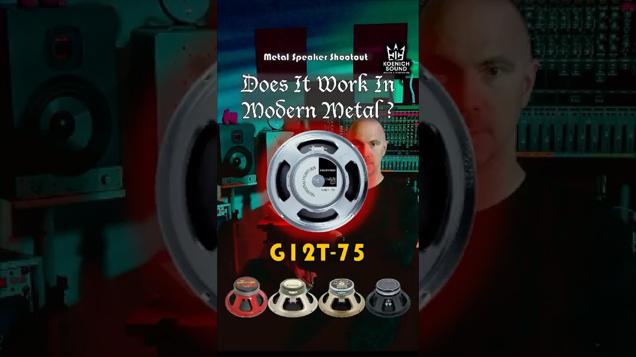 Celestion G12T-75: Does It Work in Modern Metal? (Quick Comparison with Karnivore etc.)