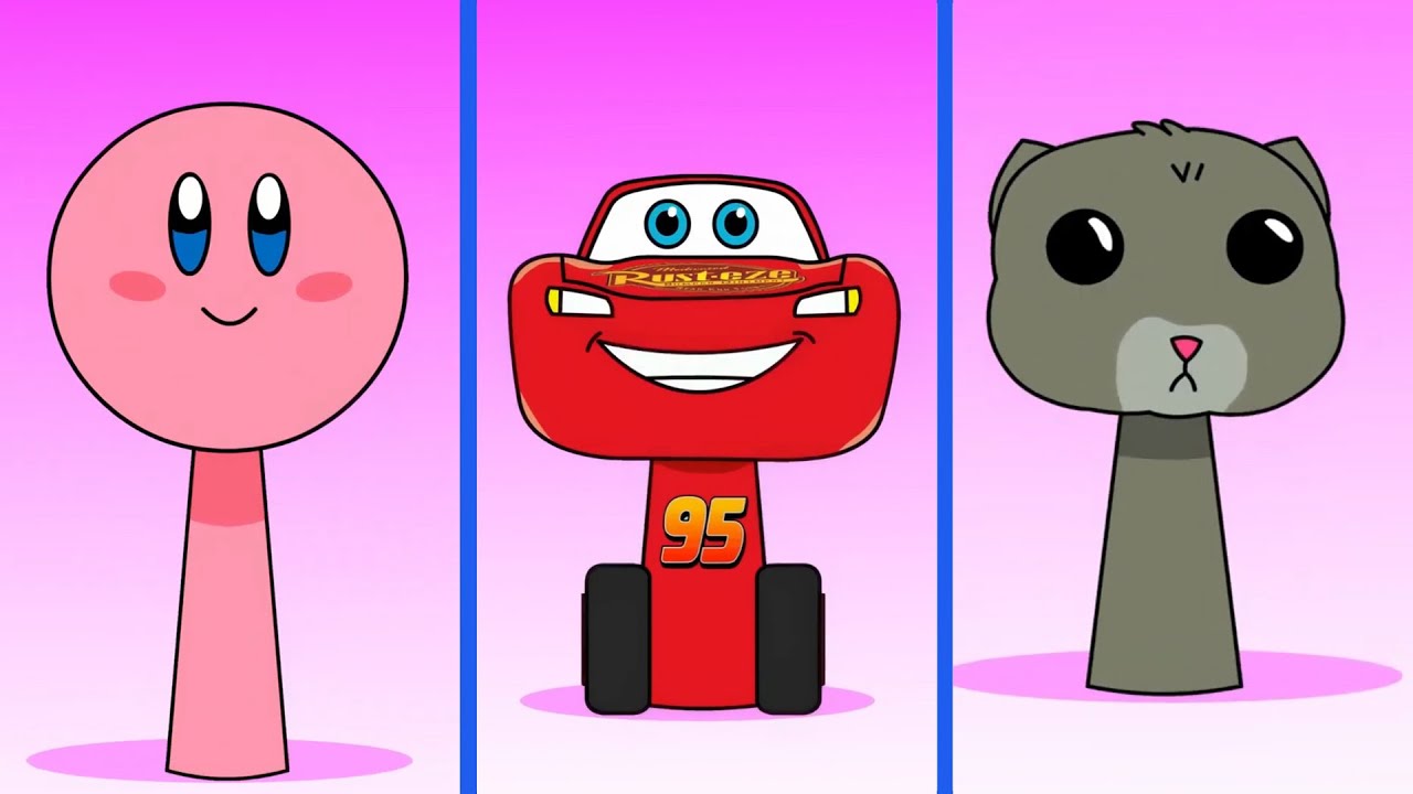 Ohh NO! KIRBY 🆚 LIGHTNING MCQUEEN 🆚 CAT Sprunki Incredibox Animation