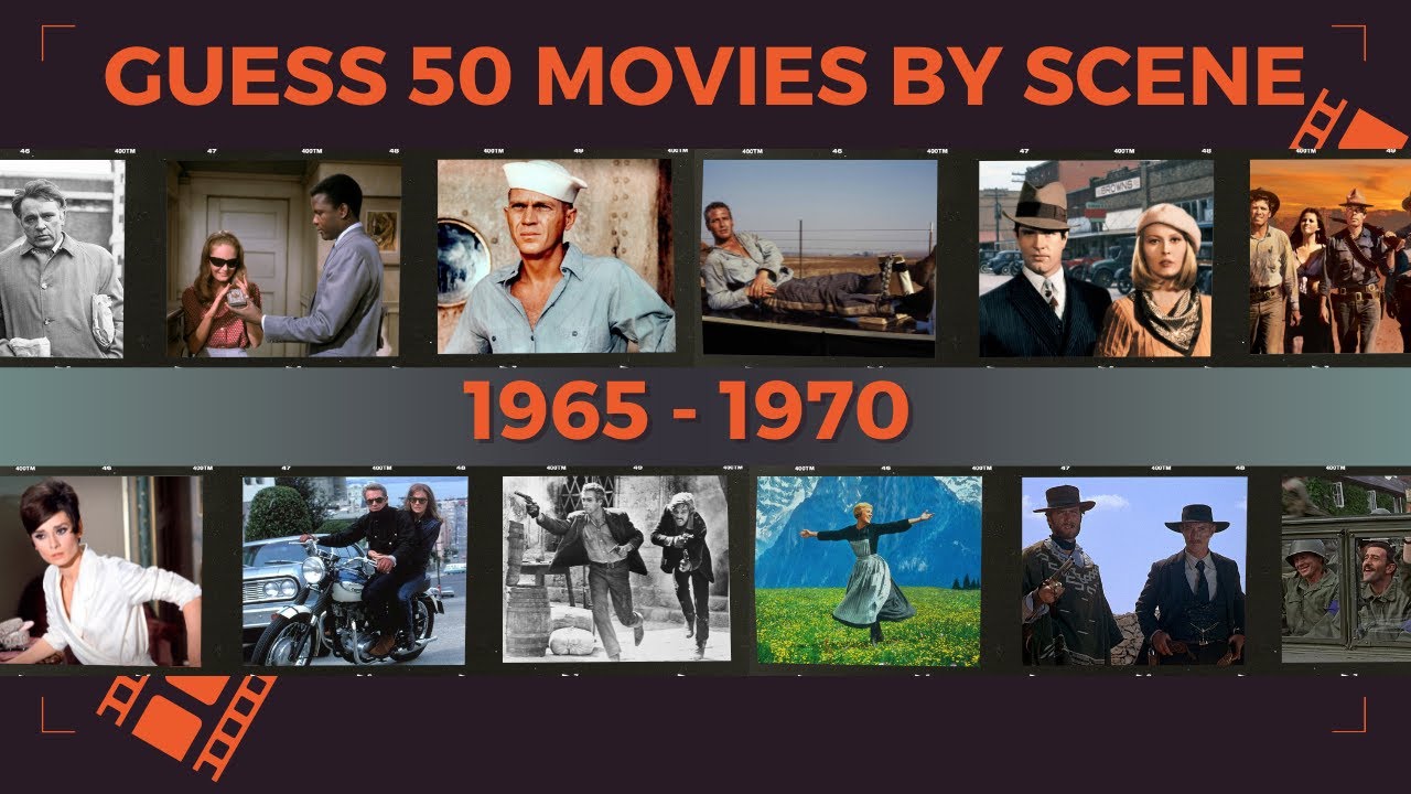 Угадайте 50 фильмов по сценам 1965–1970 годов 🎥