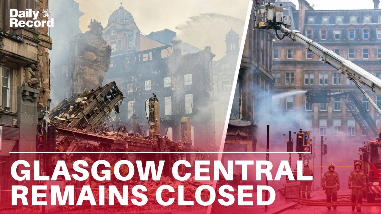 Glasgow Central remains CLOSED after massive fire as major rail disruption continues