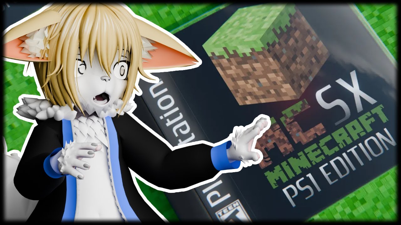 Minecraft for the PS1 (totally real) (not fake)