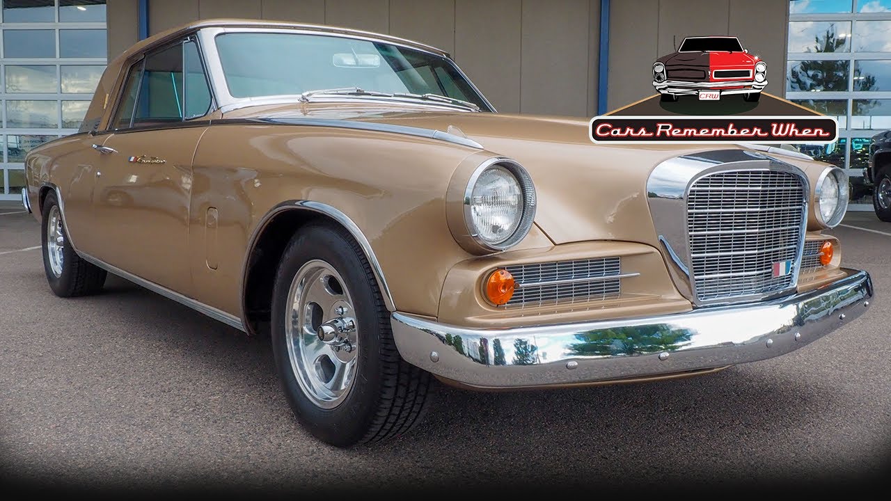 Supercharged 1963 Studebaker Hawk Gran Turismo FOR SALE 4 speed manual