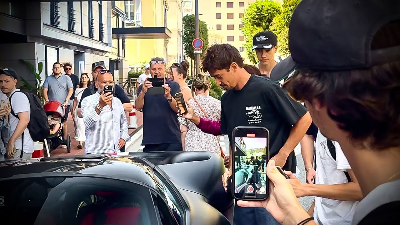 CHARLES LECLERC driving his $3 Million Ferrari Daytona SP3 in Monaco!!!