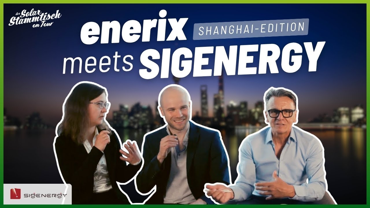 enerix meets Sigenergy in Shanghai: Power-Production, IT-Brain & der Launch von enerixControl!