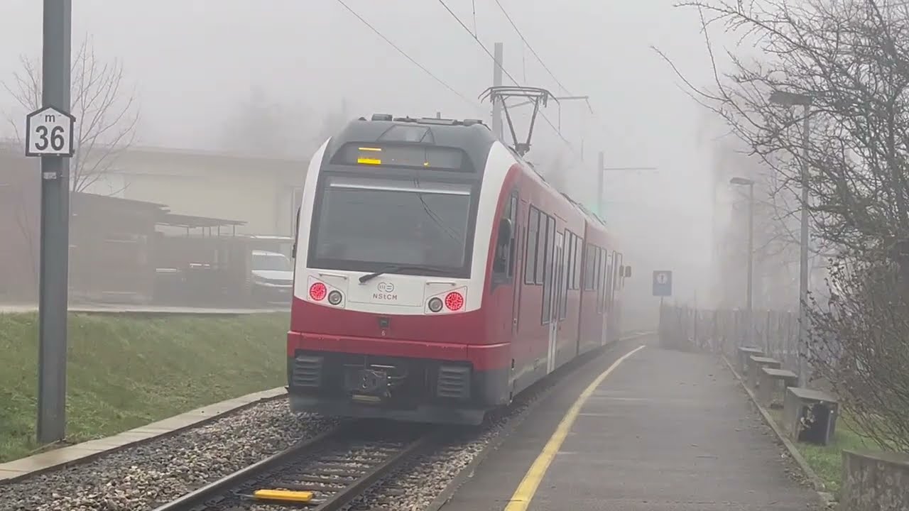 Trains vaudois: NStCM 2 L'Asse (Hiver 2025)