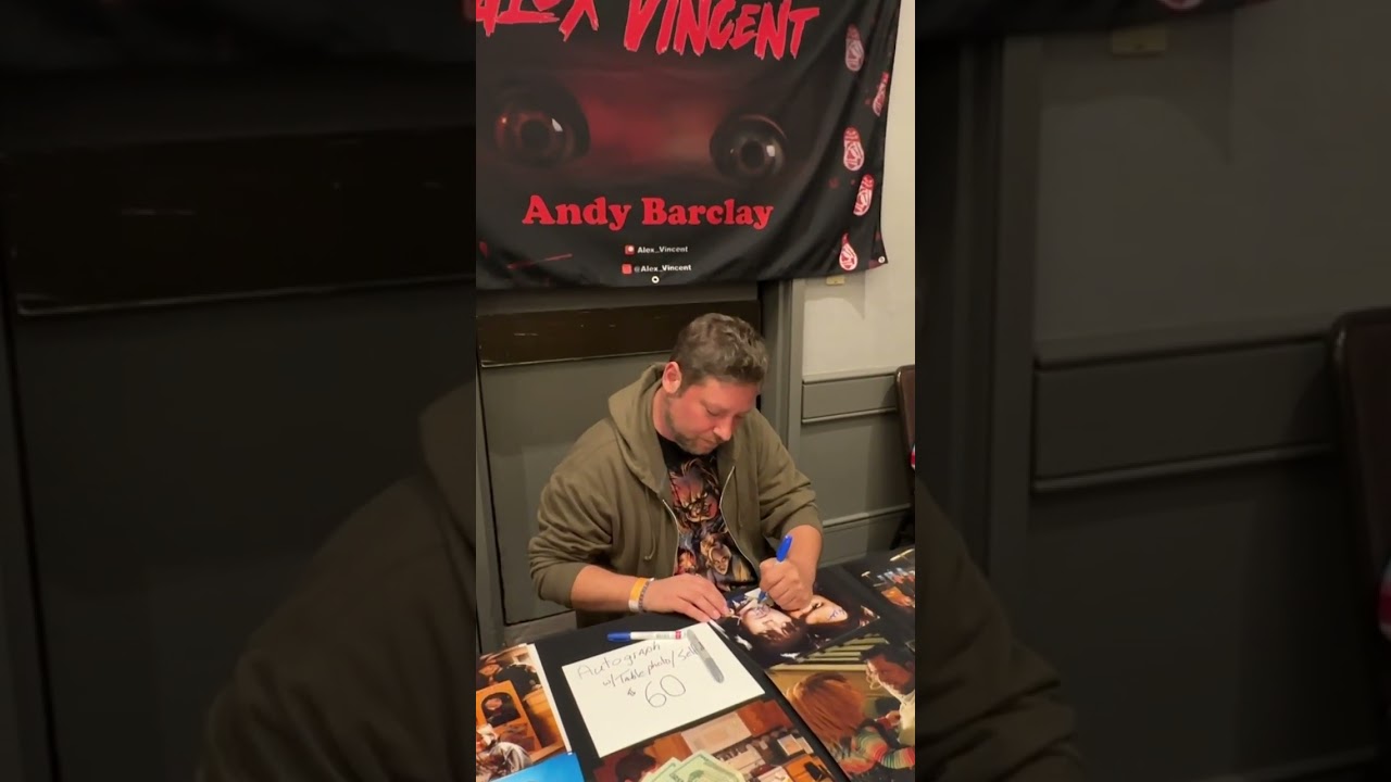 Getting Alex Vincent Autograph #chucky #childsplay #alexvincent