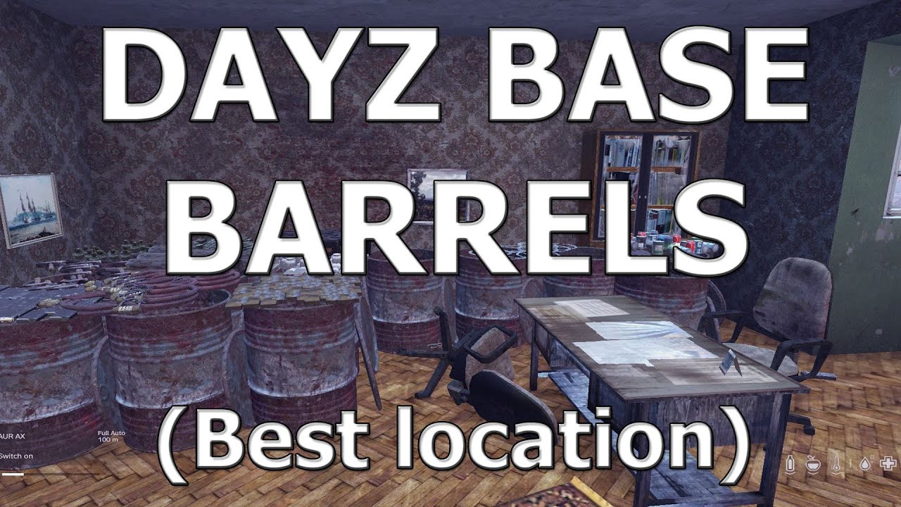 Best DayZ Base Loot Barrel Stash Hidden Location