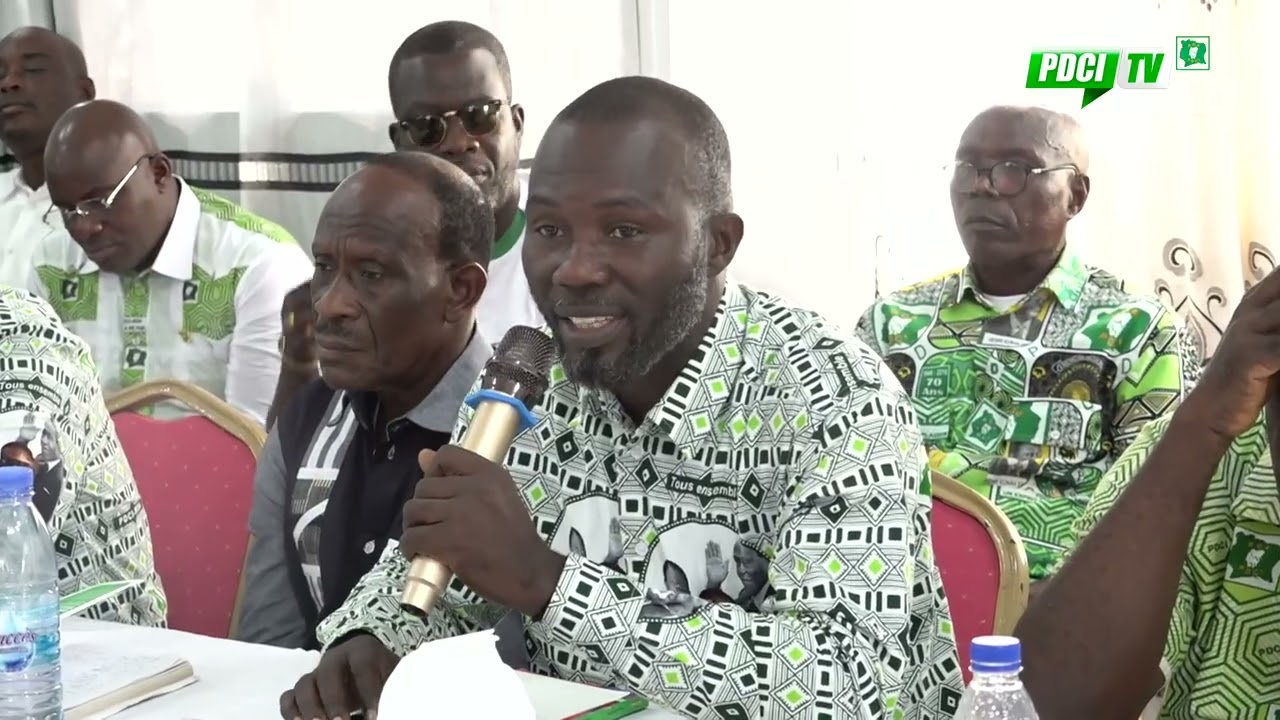 PDCI-RDA : RENCONTRE BILAN DE LA HAUTE REPRÉSENTATION DU DISTRICT DES LAGUNES A DABOU