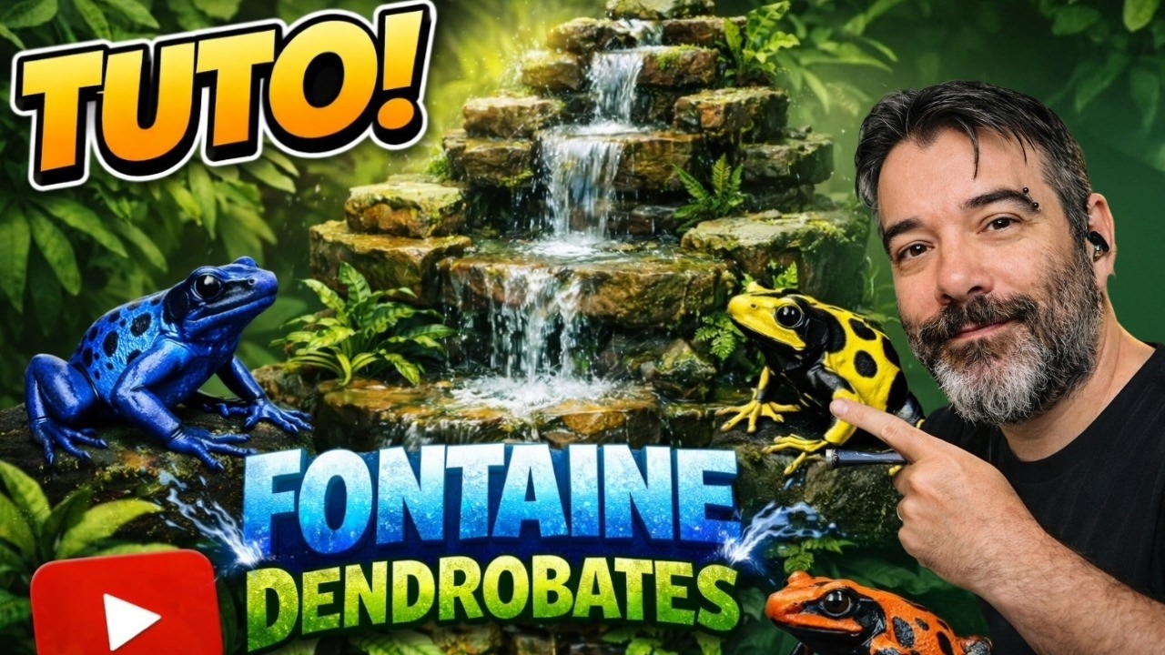 TUTO FONTAINE A DENDROBATE