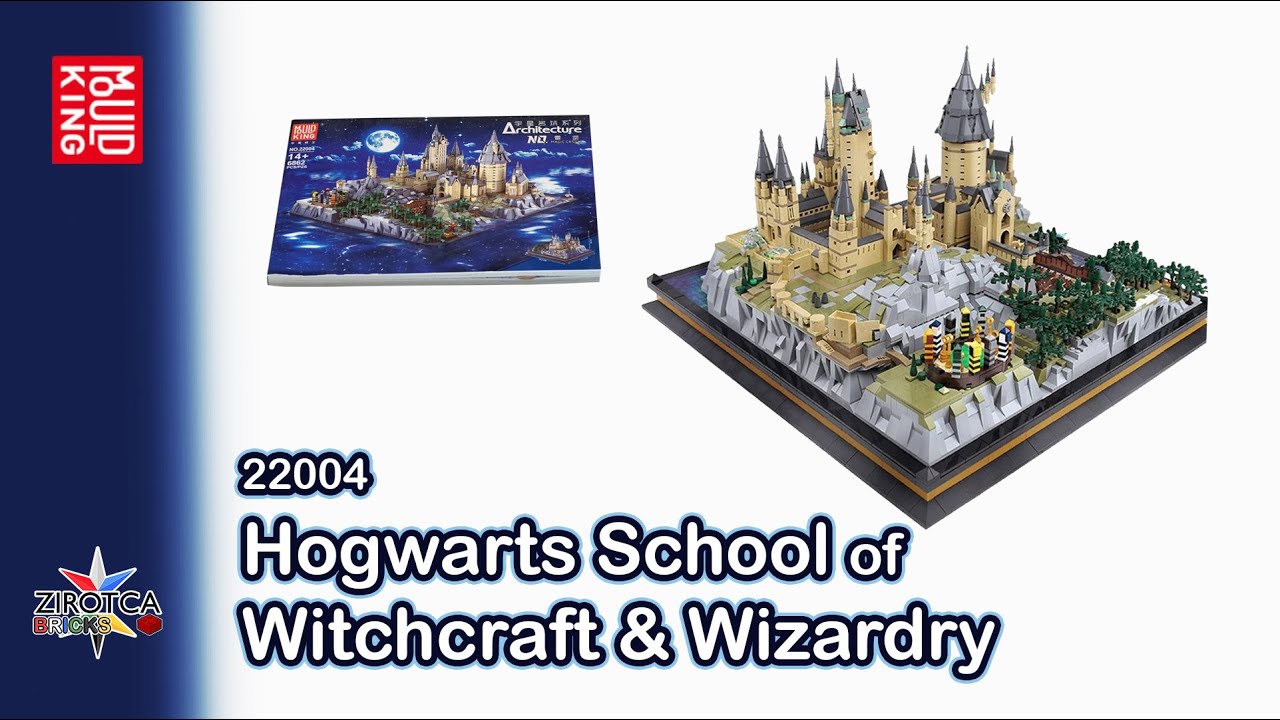 Mould King 22004 - Hogwarts School Of Witchcraft & Wizardry - Huge Harry Potter's Castle - Build