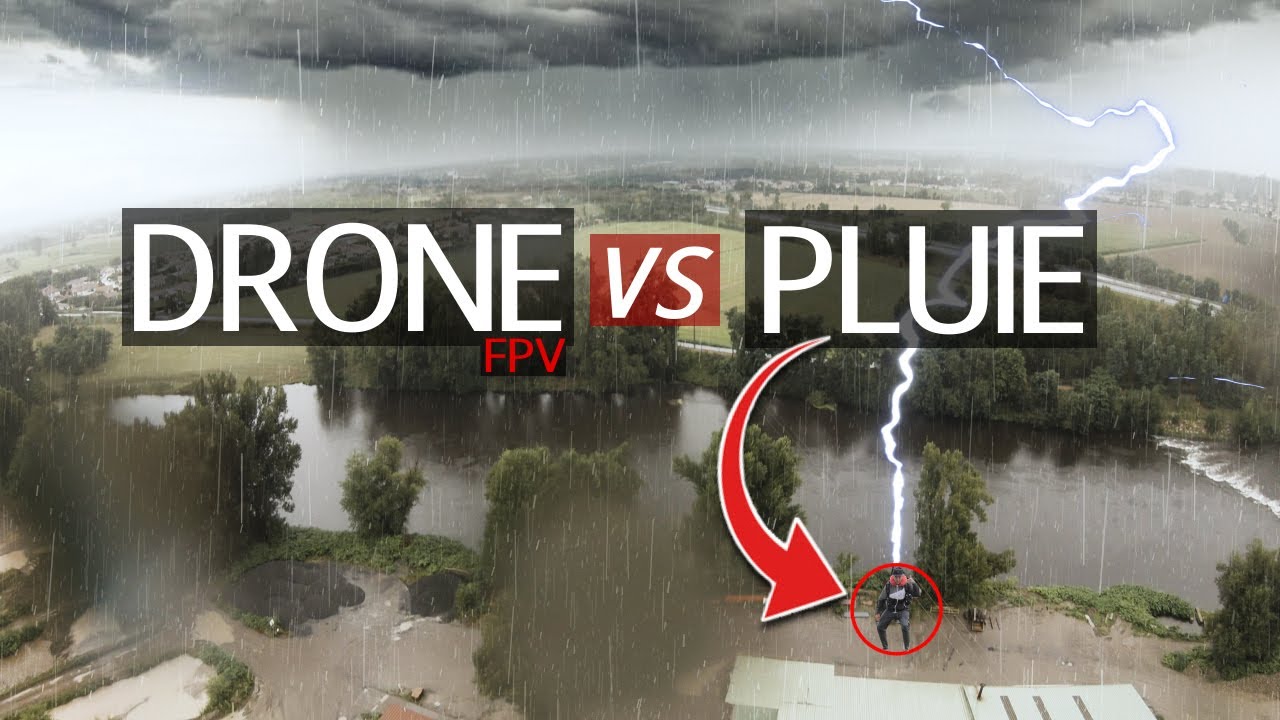 UN DRONE FPV PEUT-IL VOLER SOUS LA PLUIE ? R-VLOG